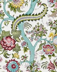 Metropolitan Palampore Flower Garden by  Scalamandre Wallcoverings 