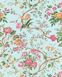 Persephone Wallcovering Spring Sky by  Scalamandre Wallcoverings 