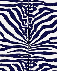 Zebra Navy by  Scalamandre 