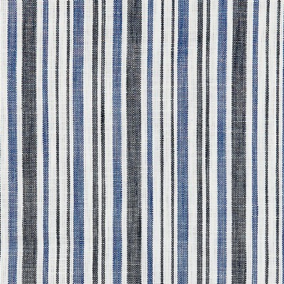Scalamandre Pembroke Stripe Marine Blue CHATHAM STRIPES & PLAIDS SC 000427116 Blue Multipurpose COTTON COTTON Striped  Fabric