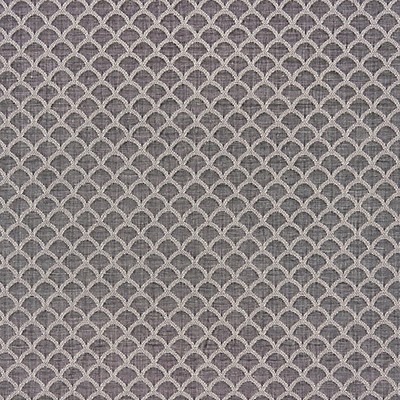 Scalamandre Scallop Weave Smoke MODERN LUXURY SC 000427137 Grey Upholstery COTTON;25%  Blend