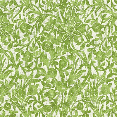 Scalamandre Bali Floral Palm ISOLA INDOOR/OUTDOOR COLLECTION SC 000427195 Green SOLUTION  Blend Floral Outdoor  Fabric