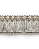 Scalamandre Trim SHIMMER BRUSH FRINGE SILVER GREY