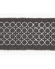 Scalamandre Trim SEVILLE EMBROIDERED TAPE CHARCOAL