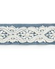 Scalamandre Trim LINNEA EMBROIDERED TAPE COPENHAGEN BLUE