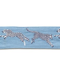 Leaping Cheetah Embrdry Tape Cloud Nine by   