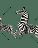 Scalamandre Wallcoverings ZEBRAS - VINYL SERENGETI GREEN