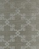 Scalamandre Wallcoverings SUZHOU LATTICE SISAL SILVER ON PEWTER
