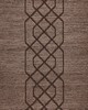 Scalamandre Wallcoverings ADELAIDE BEADED SISAL CHOCOLATE
