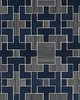 Scalamandre Wallcoverings ALLEGRO - SISAL EVENING BLUE