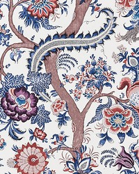 Metropolitan Palampore Red Multi by  Scalamandre Wallcoverings 