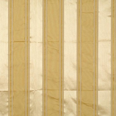 Scalamandre Federal Stripe Champagne  Antique Gold SC 000520276M Gold Upholstery SILK SILK Striped Silk  Wide Striped  Fabric