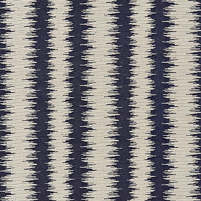 Scalamandre Konya Ikat Stripe Indigo MODERN LUXURY SC 000527138 Blue Multipurpose ACRYLIC;22%  Blend Ikat Fabric