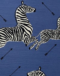 Zebras Denim by  Scalamandre 