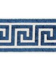Scalamandre Trim GREEK KEY VELVET TAPE INDIGO