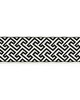 Scalamandre Trim LABYRINTH EMBROIDERED TAPE NOIR