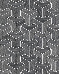 Forte  Wood Steel by  Scalamandre Wallcoverings 