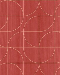 Vibrato Laquer Red by  Scalamandre Wallcoverings 