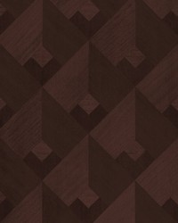 Stanza Chocolate Cherry by  Scalamandre Wallcoverings 