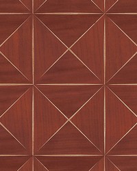 Ballad Redwood by  Scalamandre Wallcoverings 