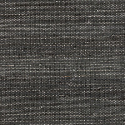 Scalamandre Wallcoverings Textured Sisal Anthracite SC 0006WP88343 Grey 
