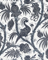 Balinese Peacock Indigo by  Kravet Wallcovering 