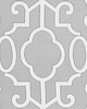 Scalamandre Wallcoverings MING FRETWORK SILVER