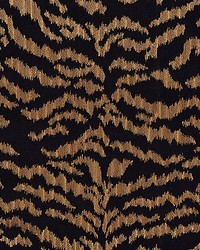 Tigress Wallcovering Bronze On Black by   