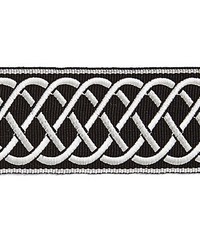 Helix Embroidered Tape Onyx by   