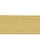 Scalamandre Trim MONTAUK HERRINGBONE TAPE BRASS