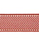 Scalamandre Trim MONTAUK HERRINGBONE TAPE CORAL