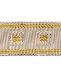 Sienese Braid Cream  Gold by  Scalamandre Trim 