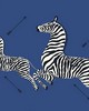 Scalamandre Wallcoverings ZEBRAS - VINYL DENIM