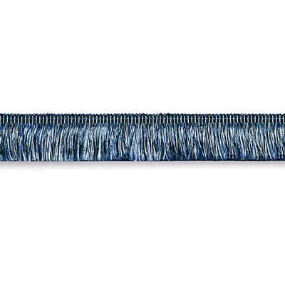 Scalamandre Trim Gripsholm Brush Fringe Marina NOVANTA PASSEMENTERIE SC 0009FC1497 Blue Multipurpose 52% FIBRANNE 45 % RAYON 3% POLYESTER Brush Fringe 