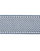 Scalamandre Trim MONTAUK HERRINGBONE TAPE DUSK BLUE