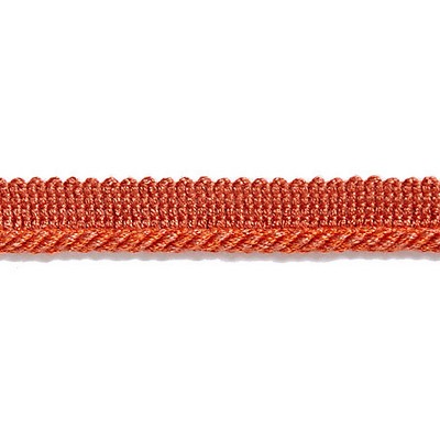 Scalamandre Trim Millstone Twisted Cord Coral HAMPTONS TRIMMINGS SC 0010C304 Orange 90% VISCOSE;10% ACRYLIC  Cord 