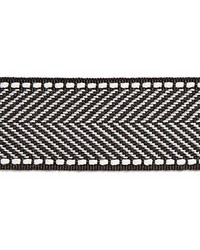 Montauk Herringbone Tape Charcoal by   