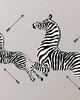 Scalamandre Wallcoverings ZEBRAS SILVER