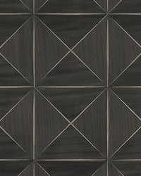 Ballad Dark Walnut by  Scalamandre Wallcoverings 