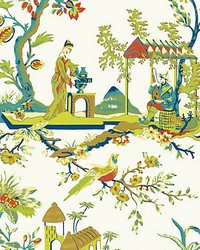 Chin Ling Multicolor On Ivory by  Kravet Wallcovering 
