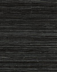 Shantung Grasscloth Black Pepper by  Scalamandre Wallcoverings 