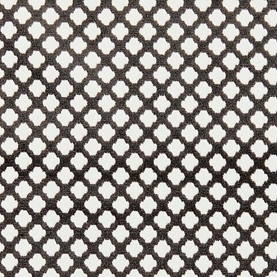 Scalamandre Pomfret Carbon BOTANICA SC 001926692M Upholstery COTTON;47%  Blend Lattice and Fretwork  Fabric