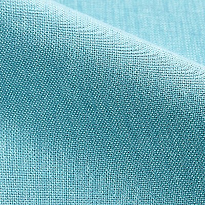 Scalamandre Orson  Unbacked Cyan FUNDAMENTALS - CONTRACT SC 001927266 Blue Upholstery POLYESTER POLYESTER Solid Blue  Fabric