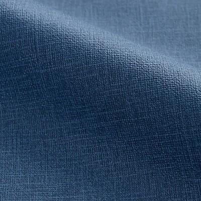 Scalamandre Katharine Marine FUNDAMENTALS - CONTRACT SC 002027262 Blue Upholstery POLYURETHANE  Blend Solid Blue  Fabric