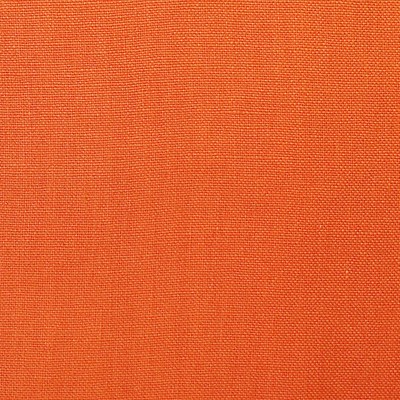 Scalamandre Toscana Linen Clementine ESSENTIAL LINENS SC 002527108 Orange Upholstery LINEN LINEN 100 percent Solid Linen  Fabric