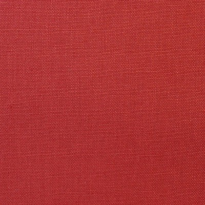Scalamandre Toscana Linen Rouge ESSENTIAL LINENS SC 002927108 Red Upholstery LINEN LINEN 100 percent Solid Linen  Fabric