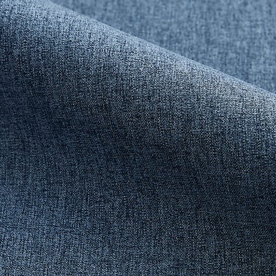 Scalamandre Suzanne Chambray FUNDAMENTALS - CONTRACT SC 003727260 Blue Upholstery POLYESTER POLYESTER Solid Blue  Fabric