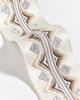 Scalamandre Trim FLAMME EMBROIDERED TAPE PLATINUM