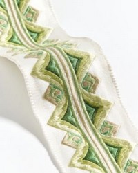 Flamme Embroidered Tape Jade by   