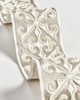 Scalamandre Trim SAXONY EMBELLISHED TAPE PEARL